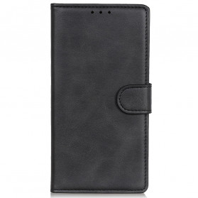 Housse Motorola Edge 20 Lite Effet Cuir Mat