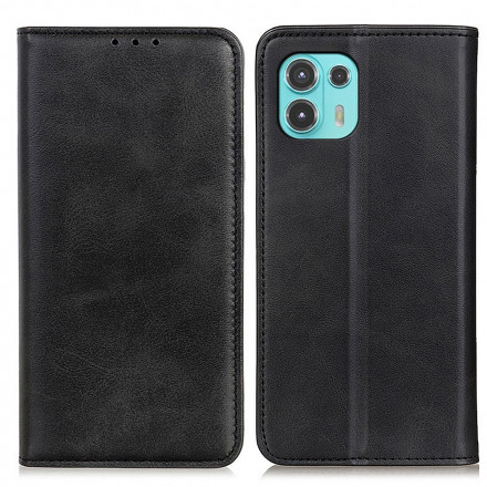 Flip Cover Motorola Edge 20 Lite Cuir Fendu Design Flip Cover Motorola Edge 20 Lite Cuir Fendu Design