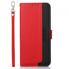 Housse Motorola Edge 20 Lite Style Litchi RFID KHAZNEH