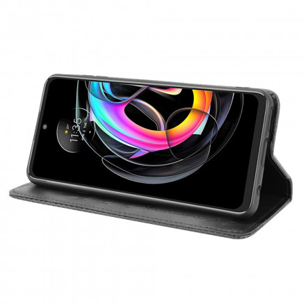 Flip Cover Motorola Edge 20 Lite Effet Cuir Vintage Stylisé Flip Cover Motorola Edge 20 Lite Effet Cuir Vintage Stylisé