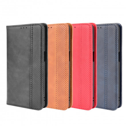 Flip Cover Motorola Edge 20 Lite Effet Cuir Vintage Stylisé Flip Cover Motorola Edge 20 Lite Effet Cuir Vintage Stylisé