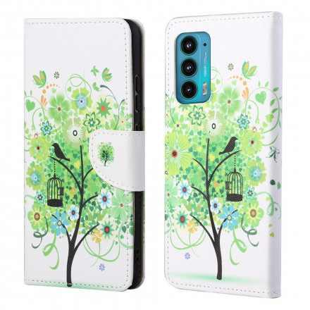 Housse Motorola Edge 20 Arbre Vert Housse Motorola Edge 20 Arbre Vert