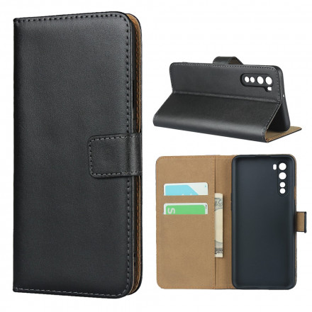 Housse OnePlus Nord Invitation Véritable Cuir Housse OnePlus Nord Invitation Véritable Cuir