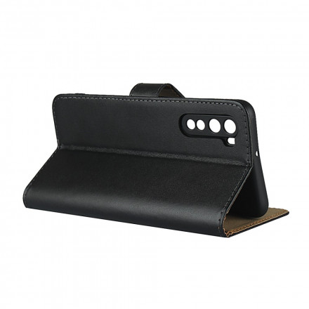 Housse OnePlus Nord Invitation Véritable Cuir Housse OnePlus Nord Invitation Véritable Cuir