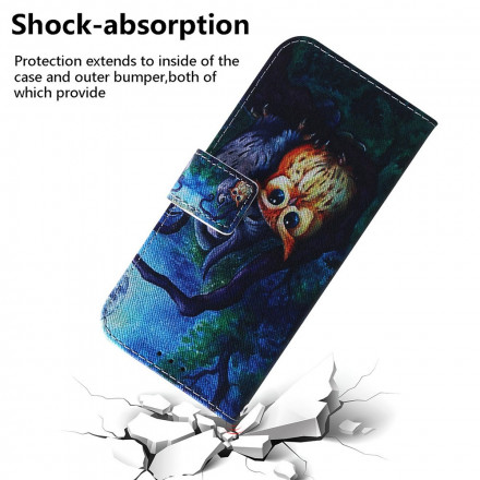 Housse Motorola Edge 20 Peinture de Hiboux Housse Motorola Edge 20 Peinture de Hiboux
