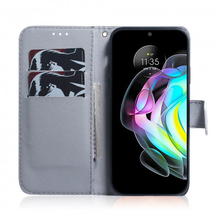 Housse Motorola Edge 20 Peinture de Hiboux Housse Motorola Edge 20 Peinture de Hiboux