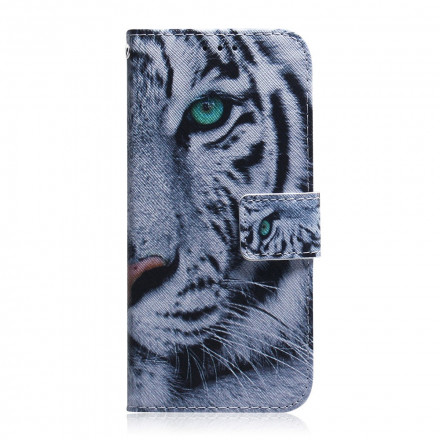 Housse Motorola Edge 20 Face de Tigre