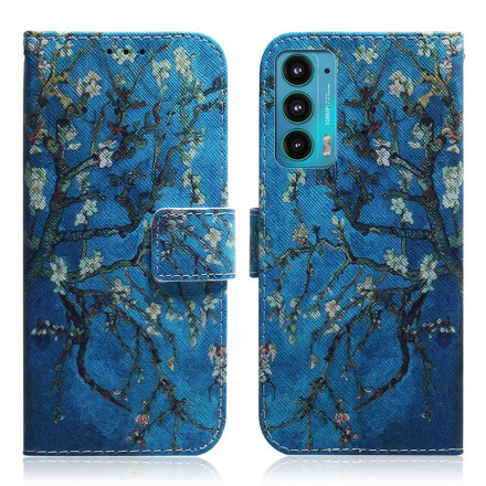 Housse Motorola Edge 20 Branche d'Arbre Fleuri Housse Motorola Edge 20 Branche d'Arbre Fleuri