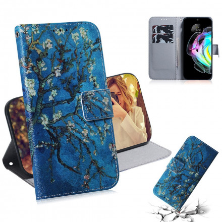 Housse Motorola Edge 20 Branche d'Arbre Fleuri Housse Motorola Edge 20 Branche d'Arbre Fleuri