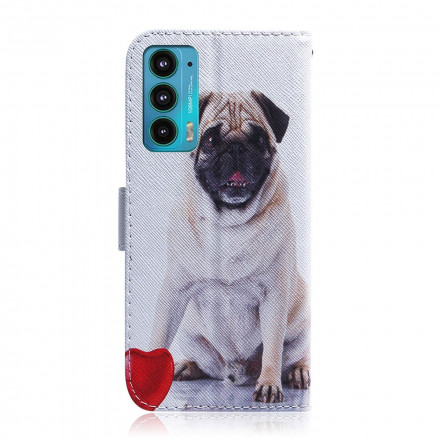 Housse Motorola Edge 20 Pug Dog