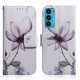 Housse Motorola Edge 20 Fleur Vieux Rose Housse Motorola Edge 20 Fleur Vieux Rose