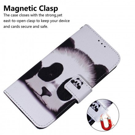 Housse Motorola Edge 20 Face de Panda Housse Motorola Edge 20 Face de Panda