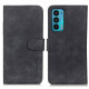 Housse Motorola Edge 20 Effet Cuir Vintage KHAZNEH Housse Motorola Edge 20 Effet Cuir Vintage KHAZNEH
