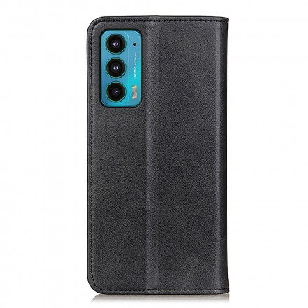 Flip Cover Motorola Edge 20 Cuir Fendu Design Flip Cover Motorola Edge 20 Cuir Fendu Design