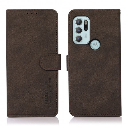 Housse Motorola G60s Effet Cuir Texturé KHAZNEH Housse Motorola G60s Effet Cuir Texturé KHAZNEH