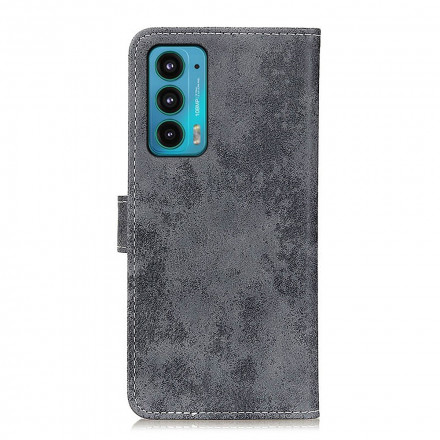 Housse Motorola Edge 20 Simili Cuir Vintage Housse Motorola Edge 20 Simili Cuir Vintage