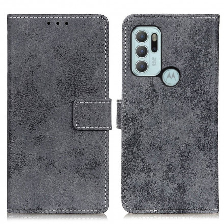 Housse Motorola G60s Simili Cuir Vintage Housse Motorola G60s Simili Cuir Vintage