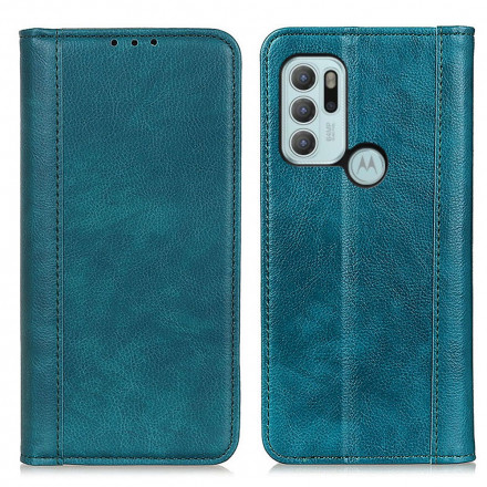 Flip Cover Motorola G60s Version Cuir Litchi Fendu Flip Cover Motorola G60s Version Cuir Litchi Fendu