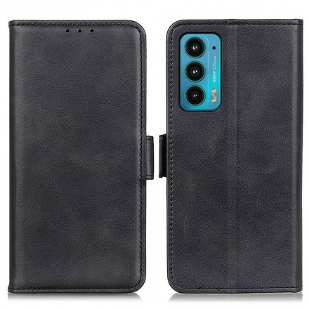 Housse Motorola Edge 20 Double Fermoir Housse Motorola Edge 20 Double Fermoir