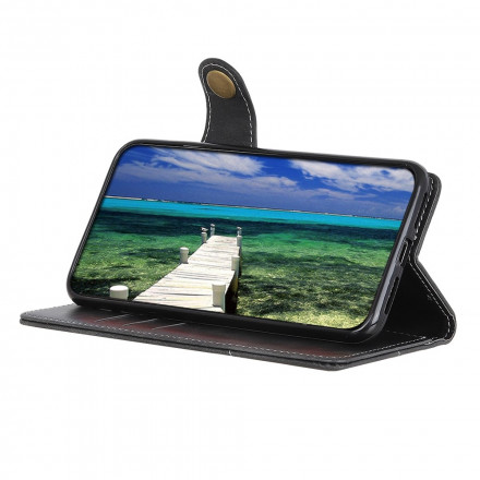 Housse Motorola G60s Artistique Bouton et Coutures Housse Motorola G60s Artistique Bouton et Coutures