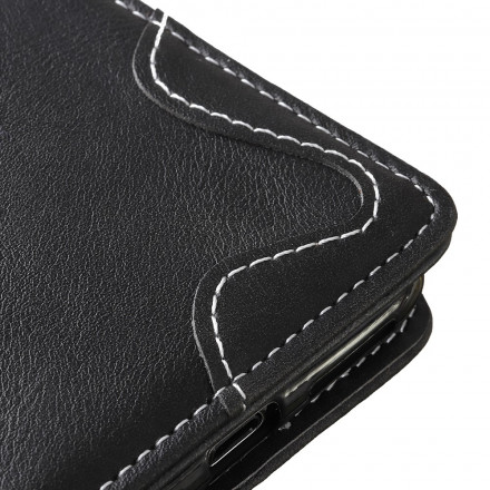 Housse Motorola G60s Artistique Bouton et Coutures Housse Motorola G60s Artistique Bouton et Coutures