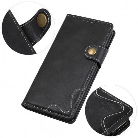 Housse Motorola G60s Artistique Bouton et Coutures Housse Motorola G60s Artistique Bouton et Coutures