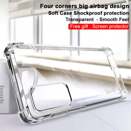 Coque Motorola Edge 20 Transparente avec Film Écran IMAK Coque Motorola Edge 20 Transparente avec Film Écran IMAK