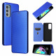 Flip Cover Motorola Edge 20 Silicone Carbone Coloré Flip Cover Motorola Edge 20 Silicone Carbone Coloré