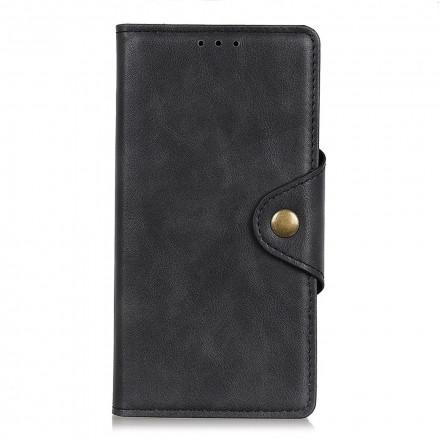 Housse Motorola G60s Simili Cuir Bouton Housse Motorola G60s Simili Cuir Bouton