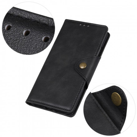 Housse Motorola G60s Simili Cuir Bouton Housse Motorola G60s Simili Cuir Bouton