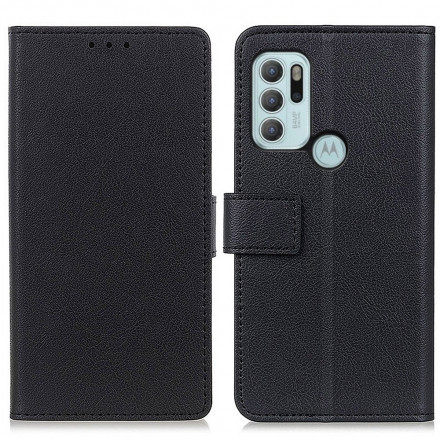 Housse Motorola G60s Effet Cuir Classique Housse Motorola G60s Effet Cuir Classique