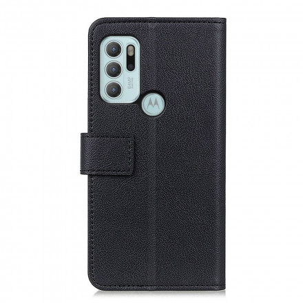 Housse Motorola G60s Effet Cuir Classique Housse Motorola G60s Effet Cuir Classique