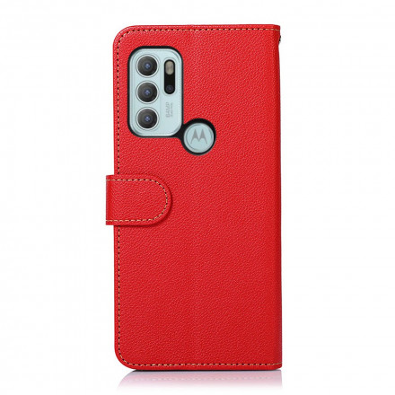 Housse Motorola G60s Style Litchi RFID KHAZNEH Housse Motorola G60s Style Litchi RFID KHAZNEH