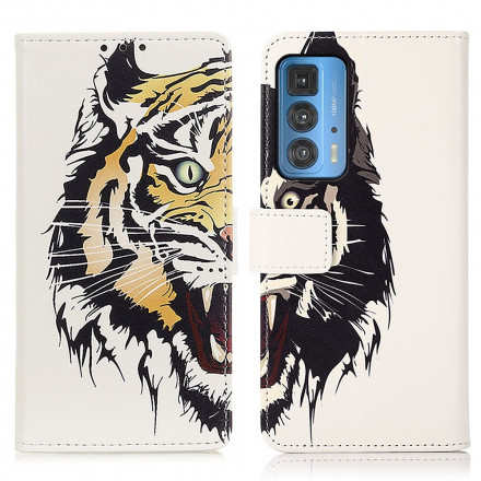 Housse Motorola Edge 20 Pro Tigre Féroce Housse Motorola Edge 20 Pro Tigre Féroce