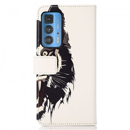 Housse Motorola Edge 20 Pro Tigre Féroce Housse Motorola Edge 20 Pro Tigre Féroce