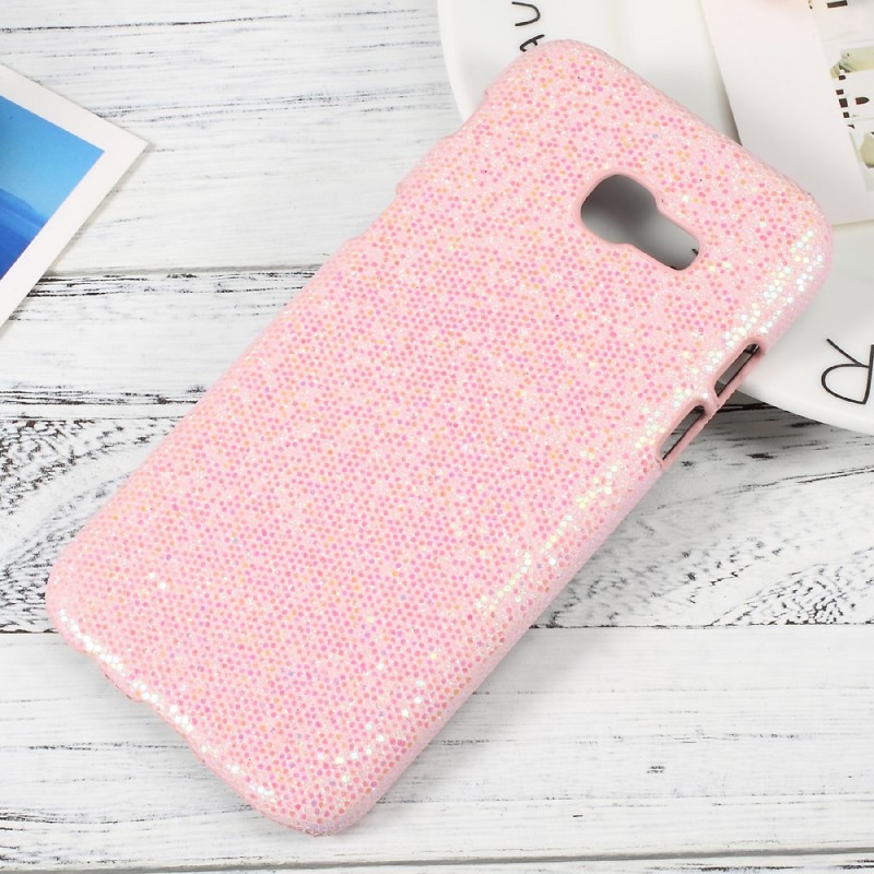 coque samsung a5 2017 rose paillette