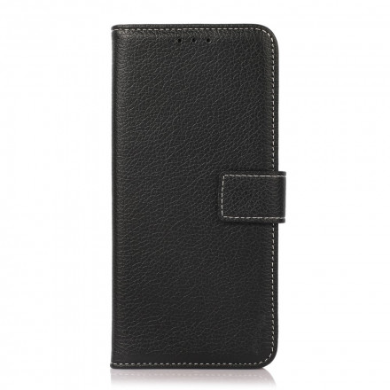 Housse Motorola G60s Litchi Coutures Apparentes Housse Motorola G60s Litchi Coutures Apparentes