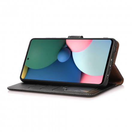 Housse Motorola G60s Litchi Coutures Apparentes Housse Motorola G60s Litchi Coutures Apparentes