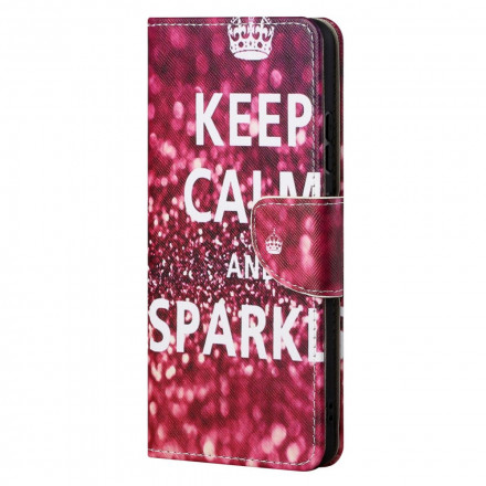 Housse Motorola Edge 20 Pro Keep Calm and Sparkle Housse Motorola Edge 20 Pro Keep Calm and Sparkle