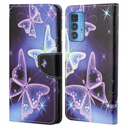 Housse Motorola Edge 20 Pro Butterflies Housse Motorola Edge 20 Pro Butterflies