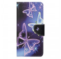 Housse Motorola Edge 20 Pro Butterflies