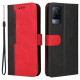 Housse Vivo V21 5G Simili Cuir Bicolore Coloré Housse Vivo V21 5G Simili Cuir Bicolore Coloré