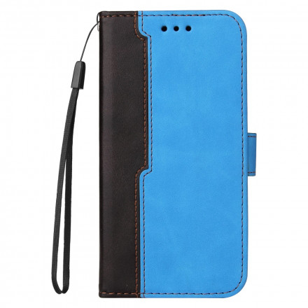 Housse Vivo V21 5G Simili Cuir Bicolore Coloré Housse Vivo V21 5G Simili Cuir Bicolore Coloré