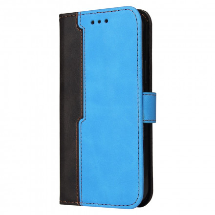Housse Vivo V21 5G Simili Cuir Bicolore Coloré Housse Vivo V21 5G Simili Cuir Bicolore Coloré