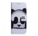 Housse Motorola Edge 20 Pro Face de Panda