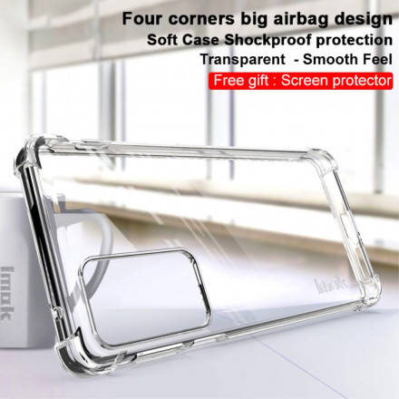 Coque Motorola Edge 20 Pro Transparente avec Film Écran IMAK Coque Motorola Edge 20 Pro Transparente avec Film Écran IMAK