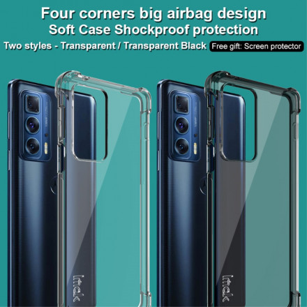 Coque Motorola Edge 20 Pro Transparente avec Film Écran IMAK Coque Motorola Edge 20 Pro Transparente avec Film Écran IMAK