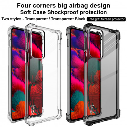Coque Motorola Edge 20 Pro Transparente avec Film Écran IMAK Coque Motorola Edge 20 Pro Transparente avec Film Écran IMAK