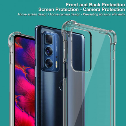 Coque Motorola Edge 20 Pro Transparente avec Film Écran IMAK Coque Motorola Edge 20 Pro Transparente avec Film Écran IMAK