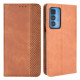 Flip Cover Motorola Edge 20 Pro Effet Cuir Vintage Stylisé Flip Cover Motorola Edge 20 Pro Effet Cuir Vintage Stylisé